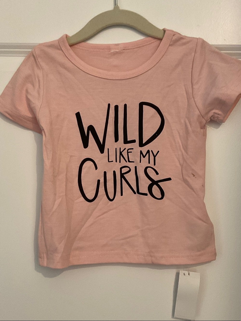 Pink Graphic Tee - Wild Like My Curls